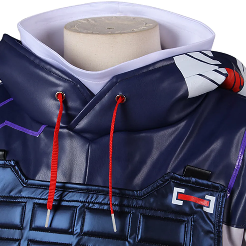 VALORANT Iso Cosplay Costume Outfits Halloween Carnival Suit