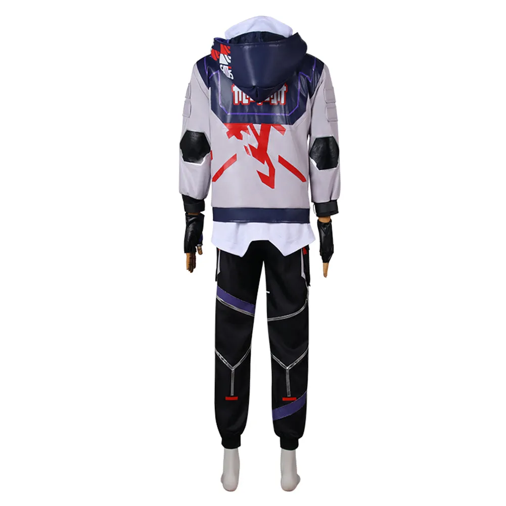 VALORANT Iso Cosplay Costume Outfits Halloween Carnival Suit