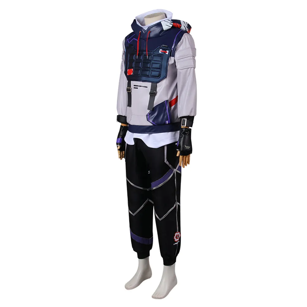 VALORANT Iso Cosplay Costume Outfits Halloween Carnival Suit