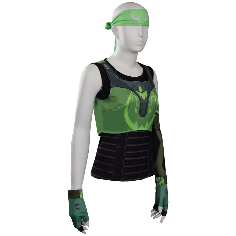 VALORANT SKYE Cosplay Costume Top Headband Outfits Halloween Carnival Suit