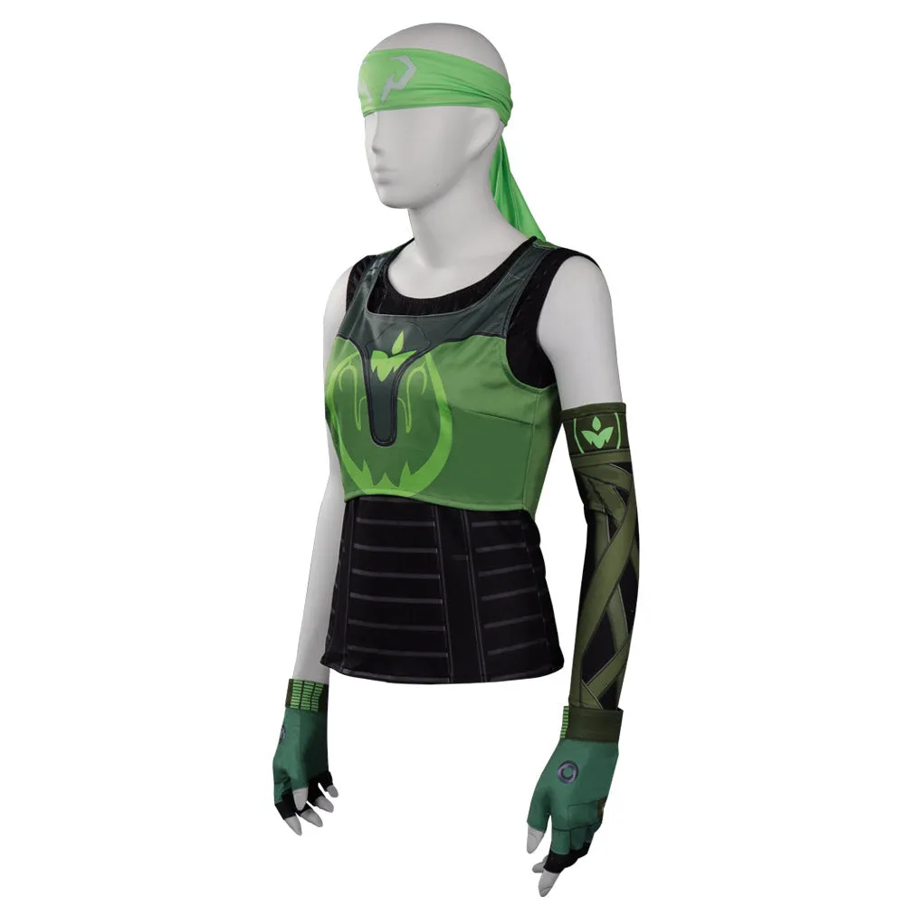 VALORANT SKYE Cosplay Costume Top Headband Outfits Halloween Carnival Suit
