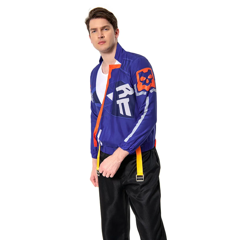 Valorant Yoru Cosplay Costume 3D Print Jacket Coat  Outfits Halloween Carnival Suits