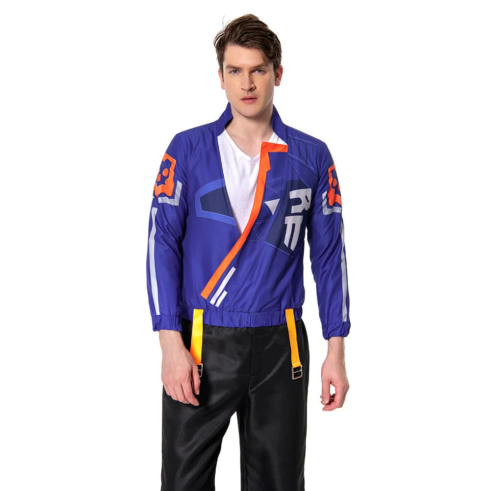 Valorant Yoru Cosplay Costume 3D Print Jacket Coat  Outfits Halloween Carnival Suits