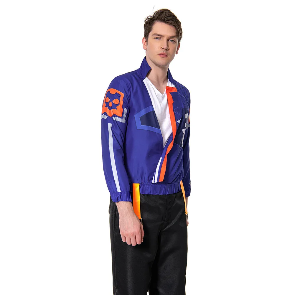 Valorant Yoru Cosplay Costume 3D Print Jacket Coat  Outfits Halloween Carnival Suits