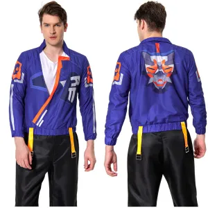 Valorant Yoru Cosplay Costume 3D Print Jacket Coat  Outfits Halloween Carnival Suits