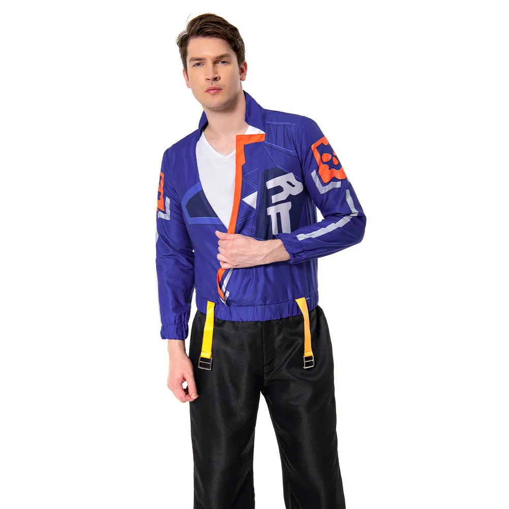 Valorant Yoru Cosplay Costume 3D Print Jacket Coat  Outfits Halloween Carnival Suits