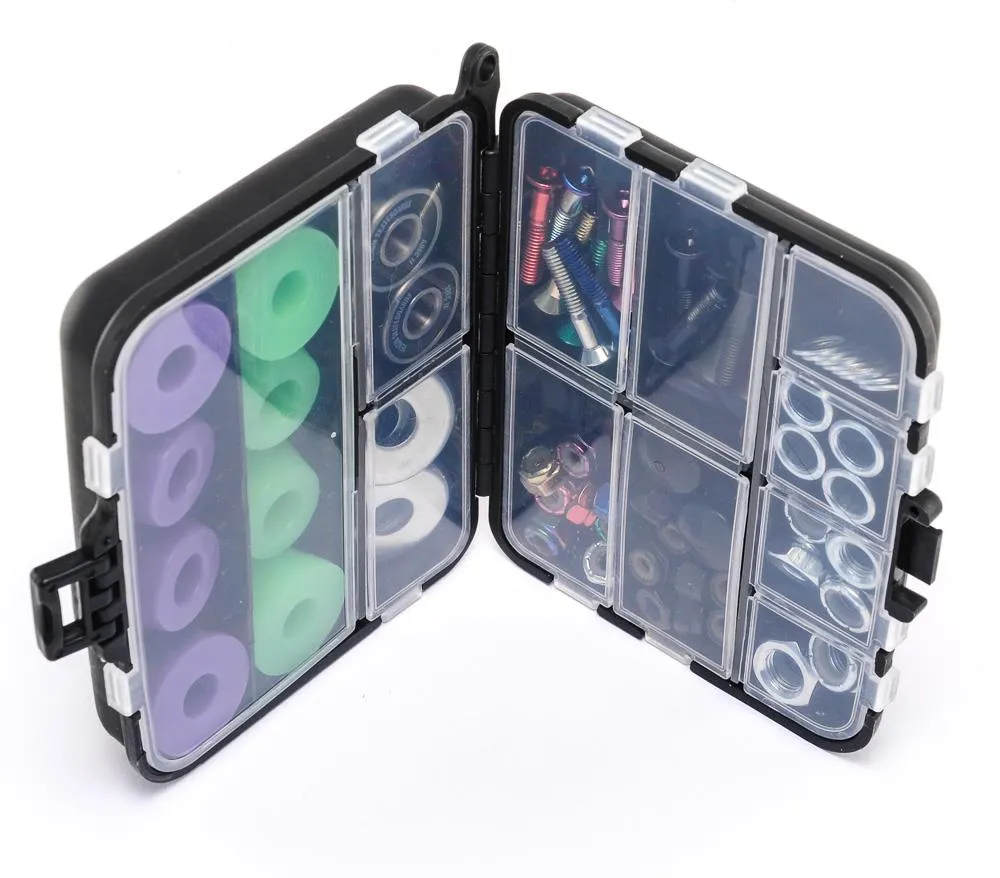 Venom Skateboards 47pc Premium Hardware Gift Pack inc Storage Box