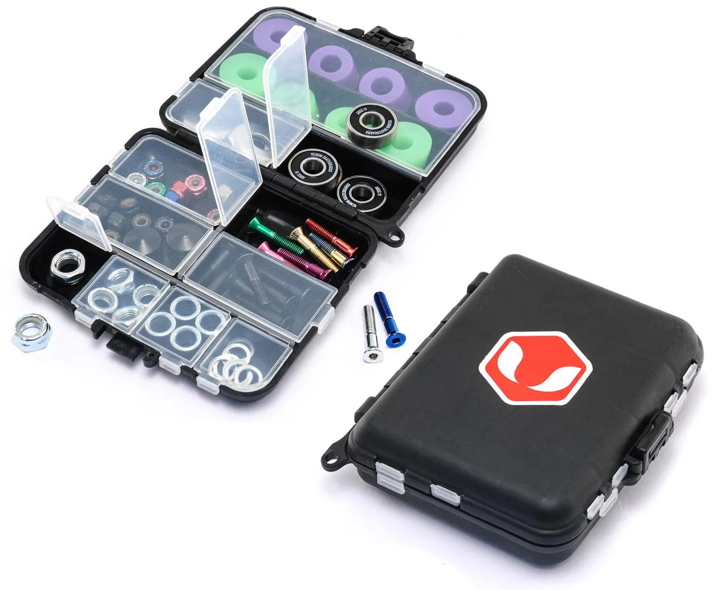 Venom Skateboards 47pc Premium Hardware Gift Pack inc Storage Box