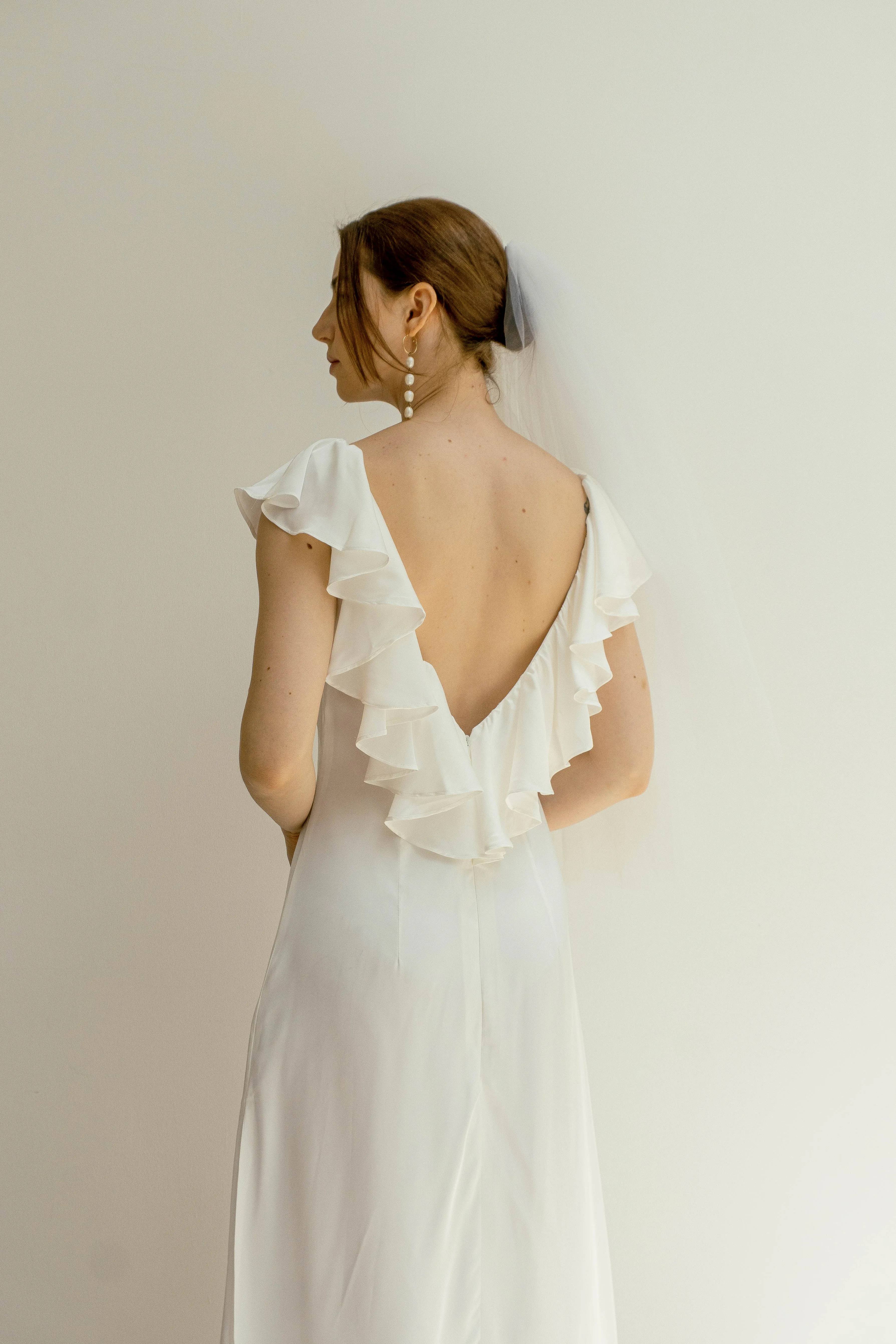 Venus Open Back Floor Length Dress