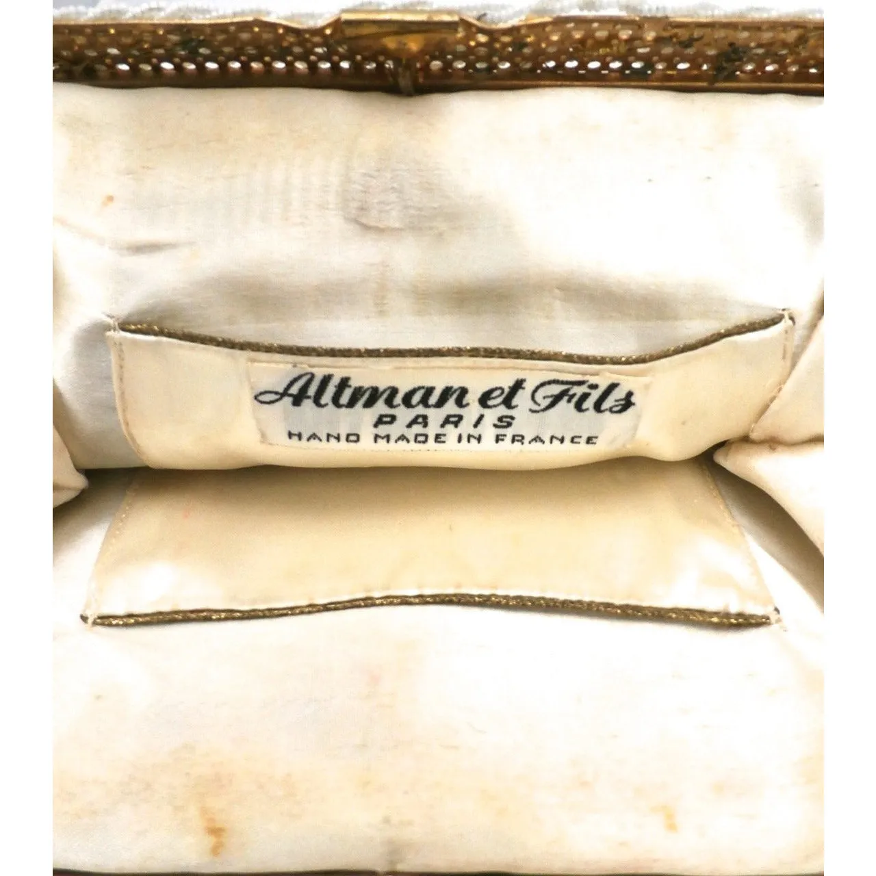 Vintage Evening Bag French  Beaded Purse B.Altman Et Fils  1930S