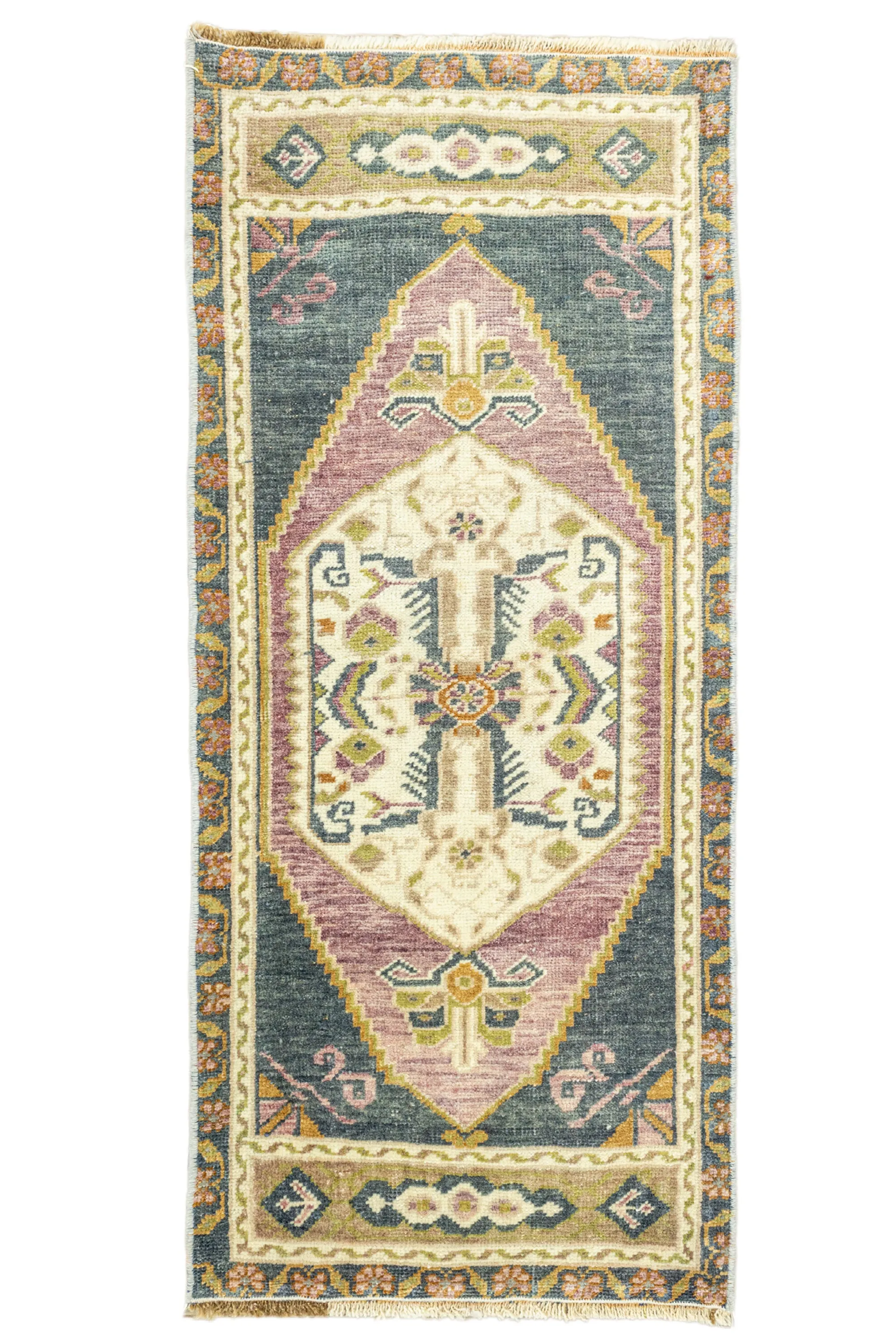 Vintage Turkish Mini Rug No. 683 | 1'6 x 3'5