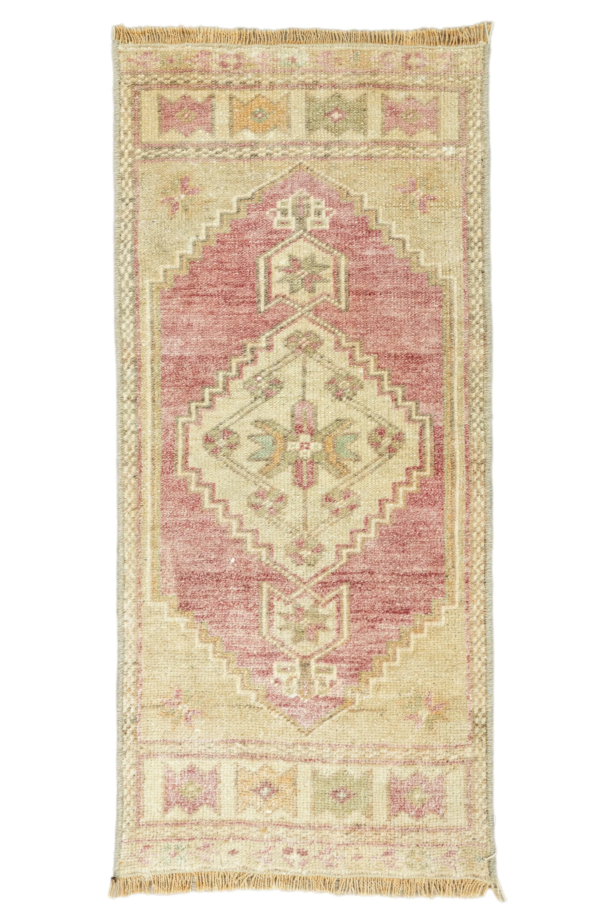Vintage Turkish Mini Rug No. 685 | 1'4 x 3'