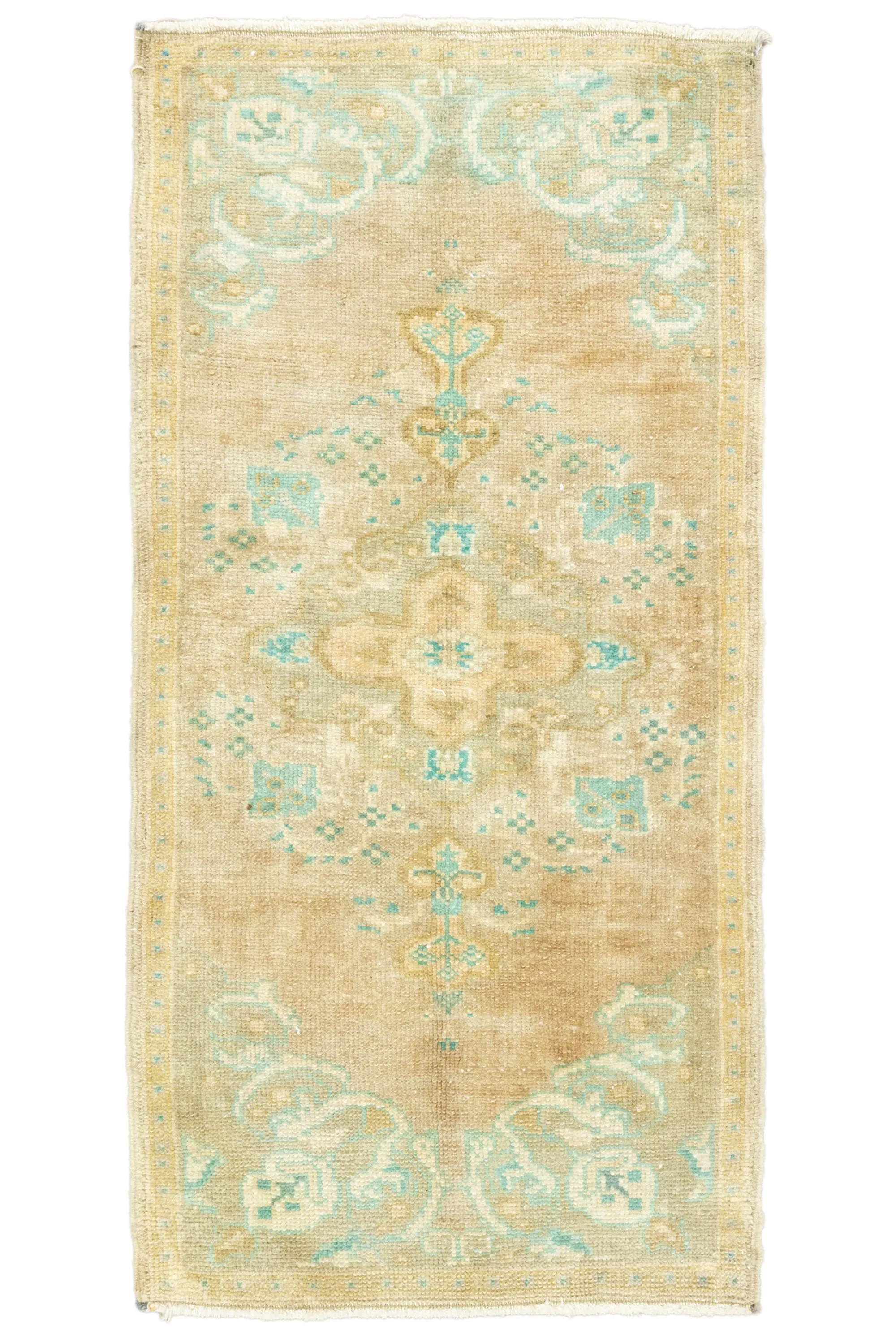Vintage Turkish Mini Rug No. 688 | 1'8 x 3'4