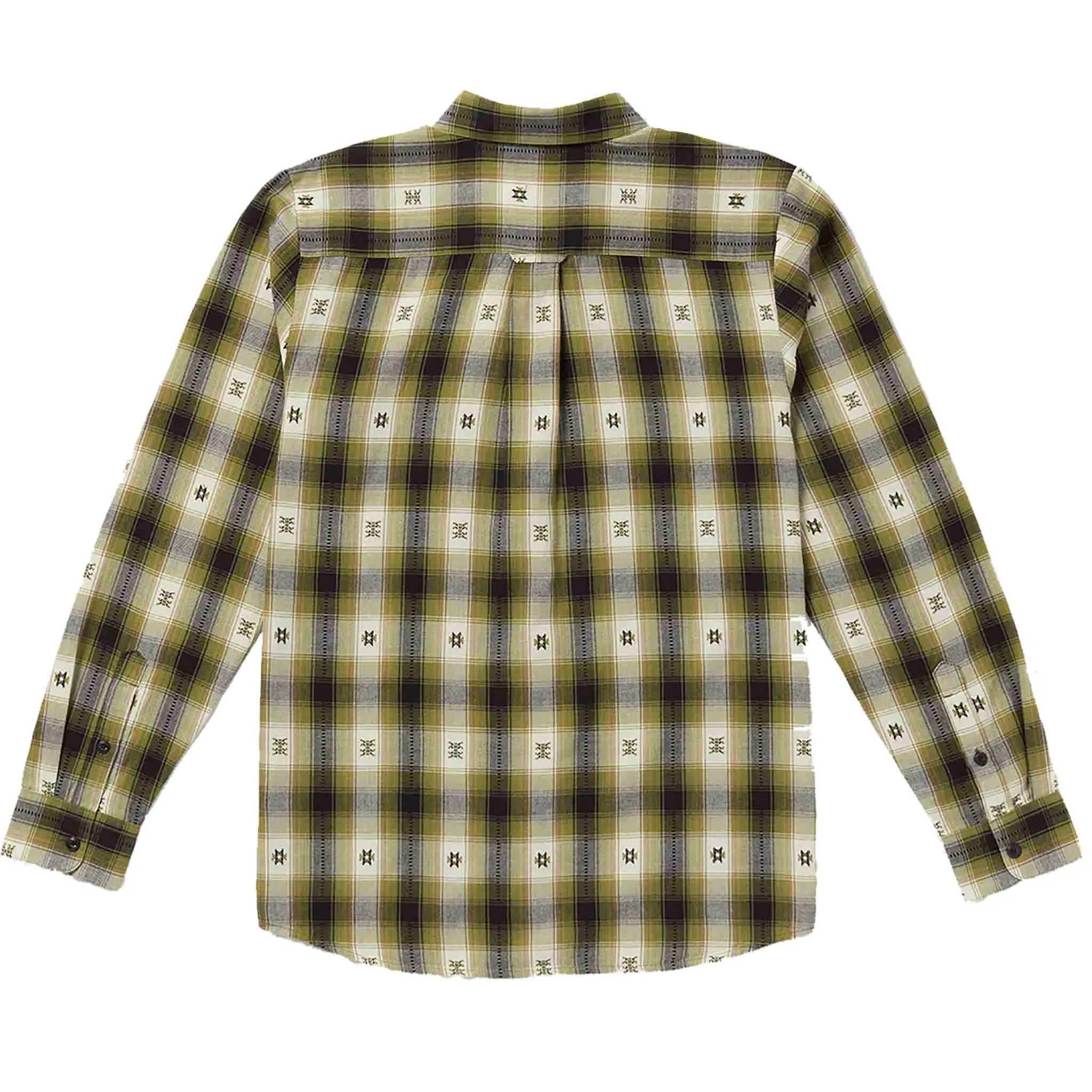 Volcom Skate Vitals Simon Bannerot Long Sleeve Button Up Expedition Green