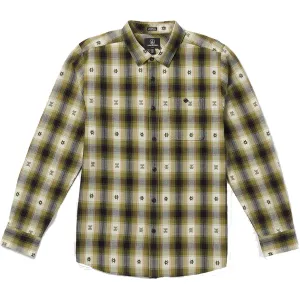 Volcom Skate Vitals Simon Bannerot Long Sleeve Button Up Expedition Green