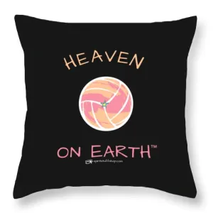 Volleyball Heaven On Earth - Throw Pillow