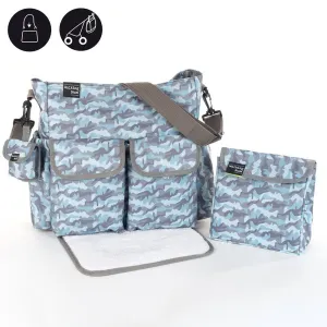 Walking Mum Boslo Cambiador Camouflage Unisex Changing Bag