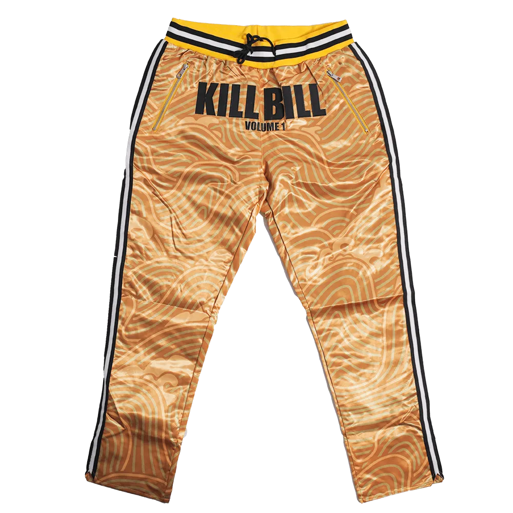 WAVE KILL SATIN PANTS (YELLOW)