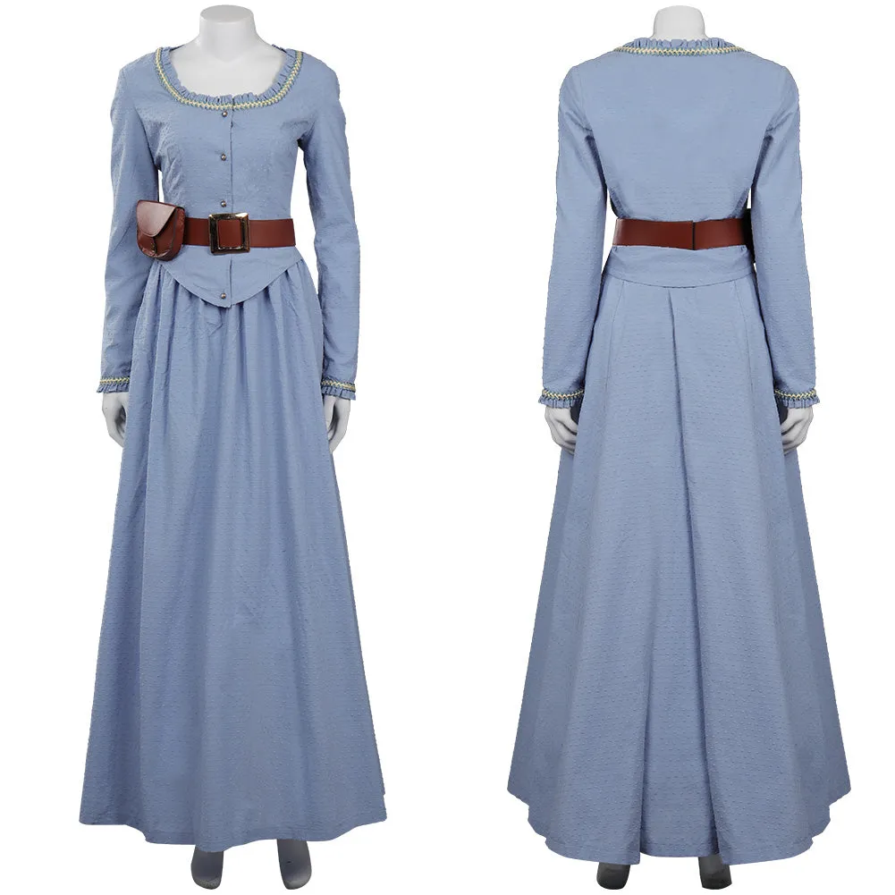 Westworld 2022 Dolores Abernathy Cosplay Costume Dress Outfits Halloween Carnival Suit