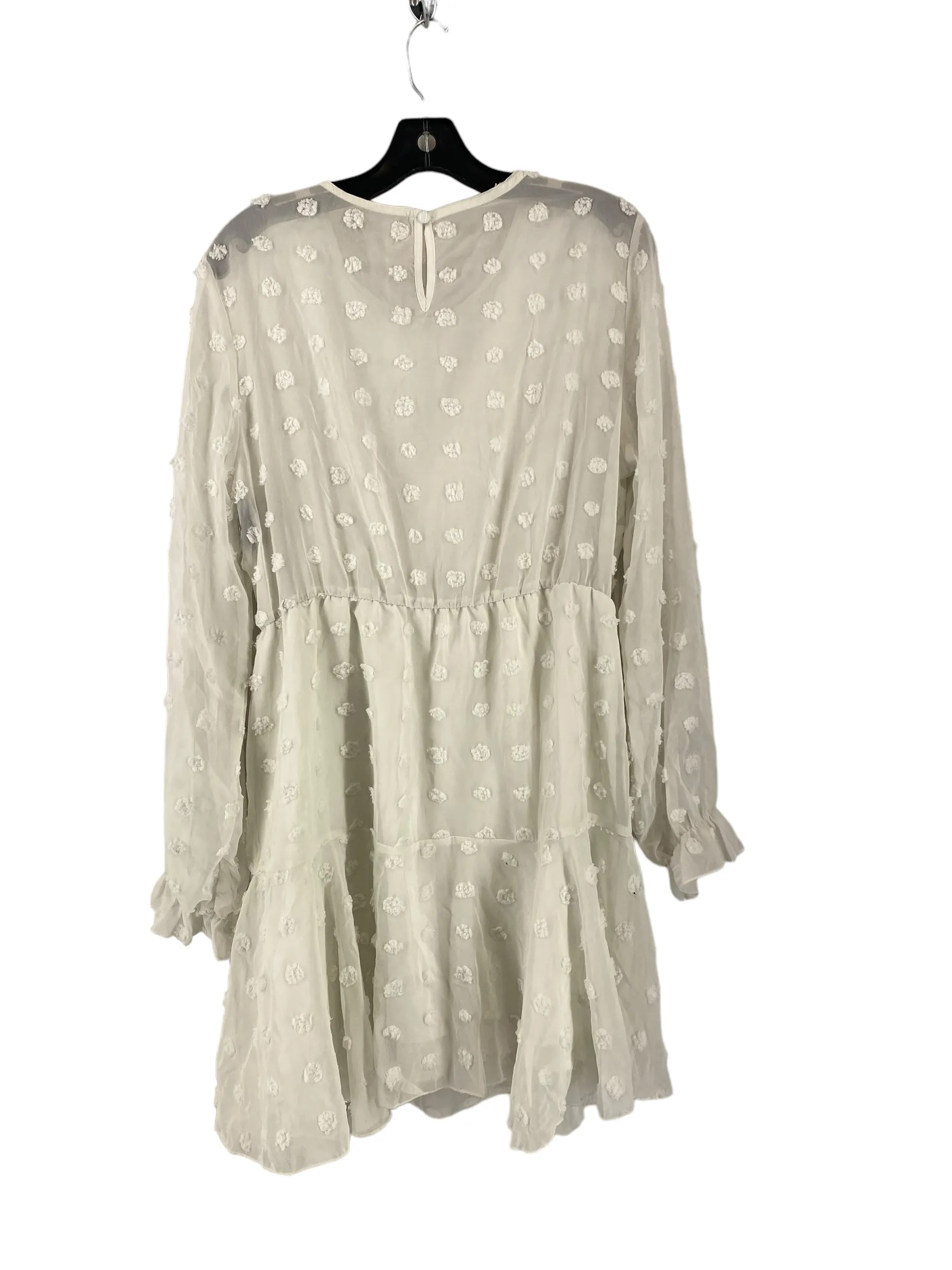 White Dress Casual Short Shein, Size Xl