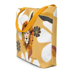 White Flowers Tote Bag