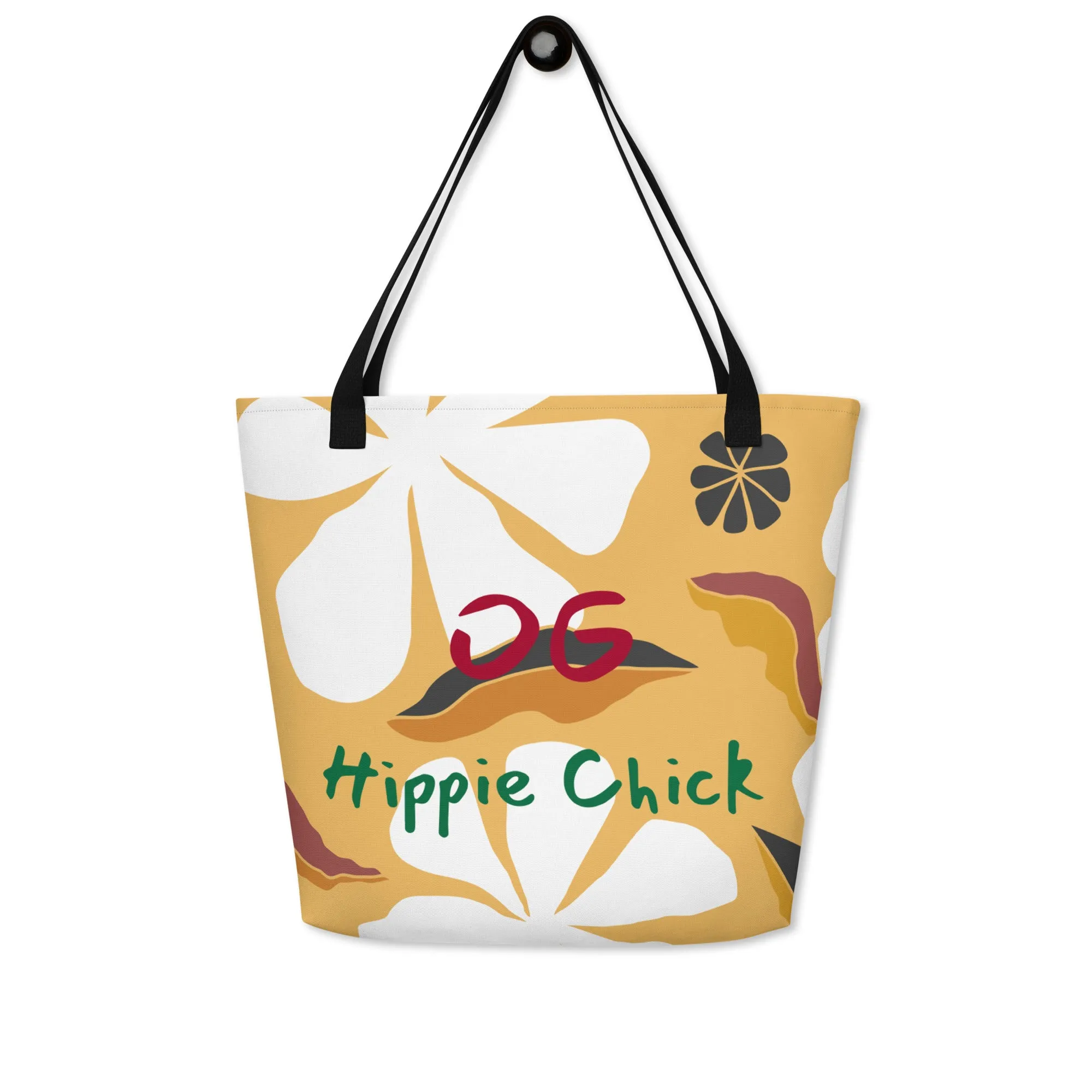 White Flowers Tote Bag