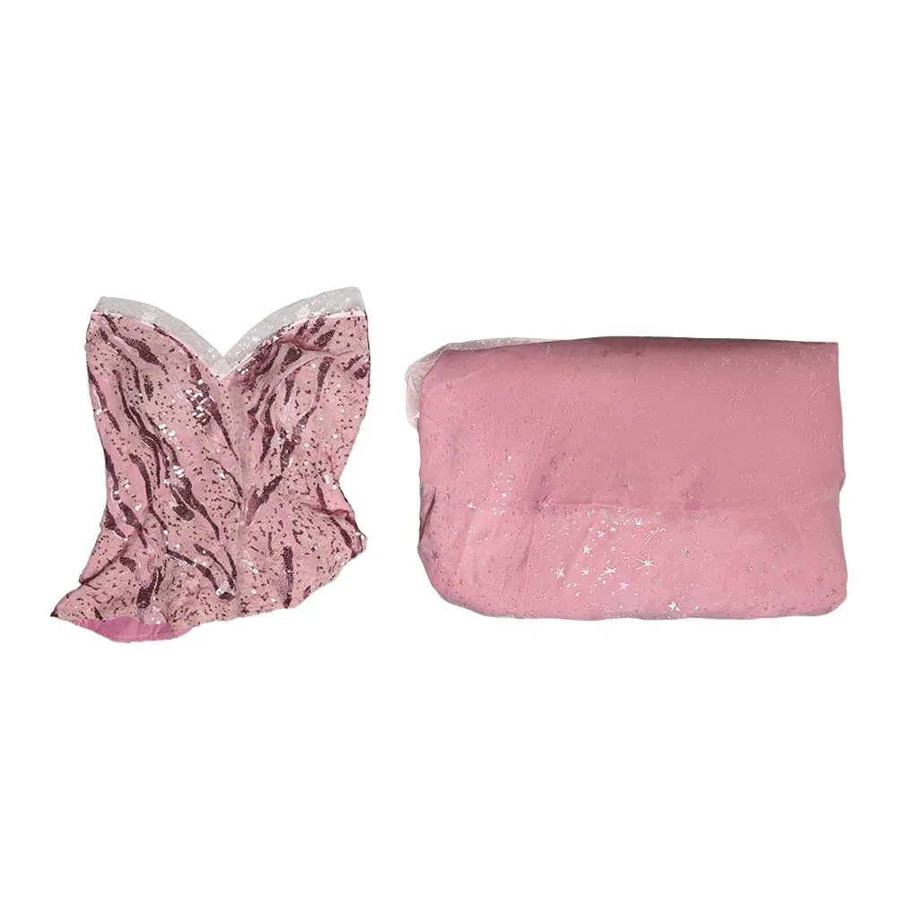 Wicked Glinda Pink Dress Cosplay Costume Outfits Halloween Carnival Suit