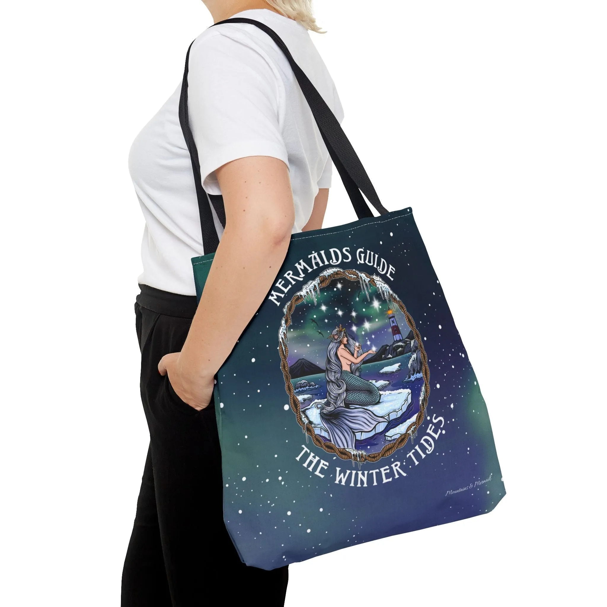 Winter Tides Market Tote Bag
