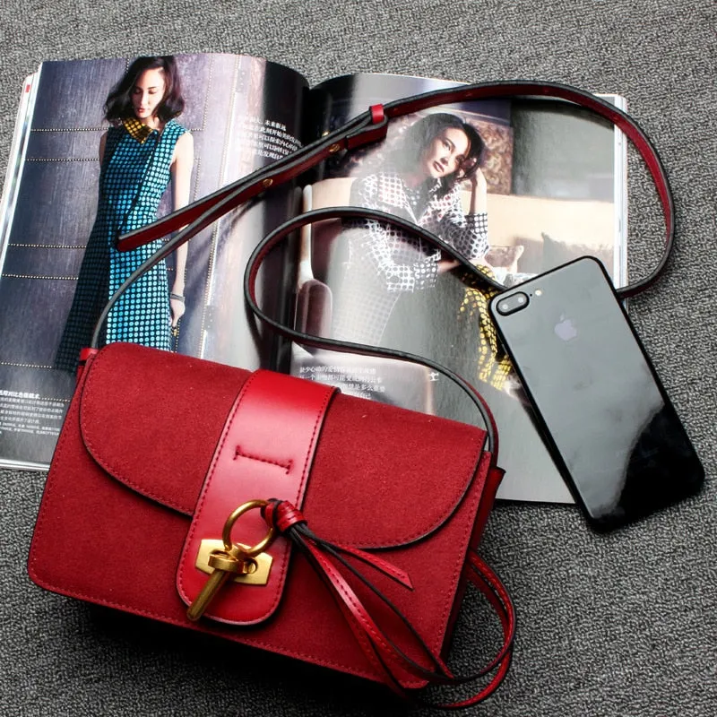Women Genuine Leather Saddle Bag | Cross Body Over Shoulder Bag handbag