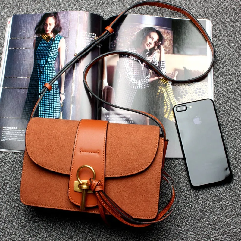 Women Genuine Leather Saddle Bag | Cross Body Over Shoulder Bag handbag