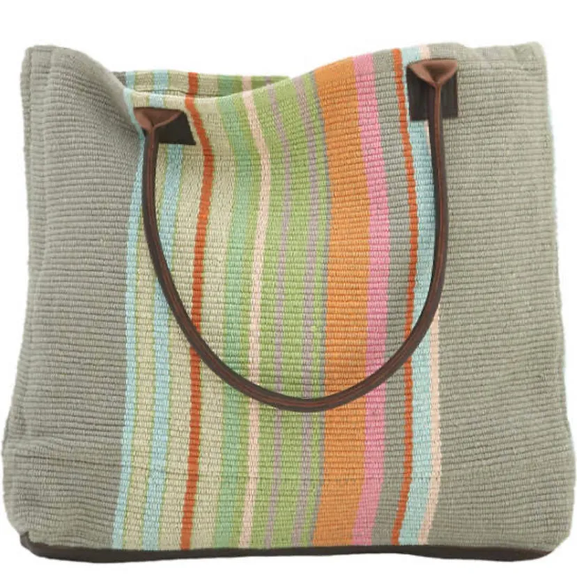 Woven Cotton Tote Bag