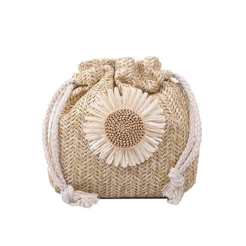 Woven Sunflower Bag