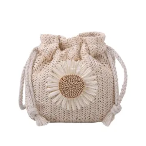 Woven Sunflower Bag
