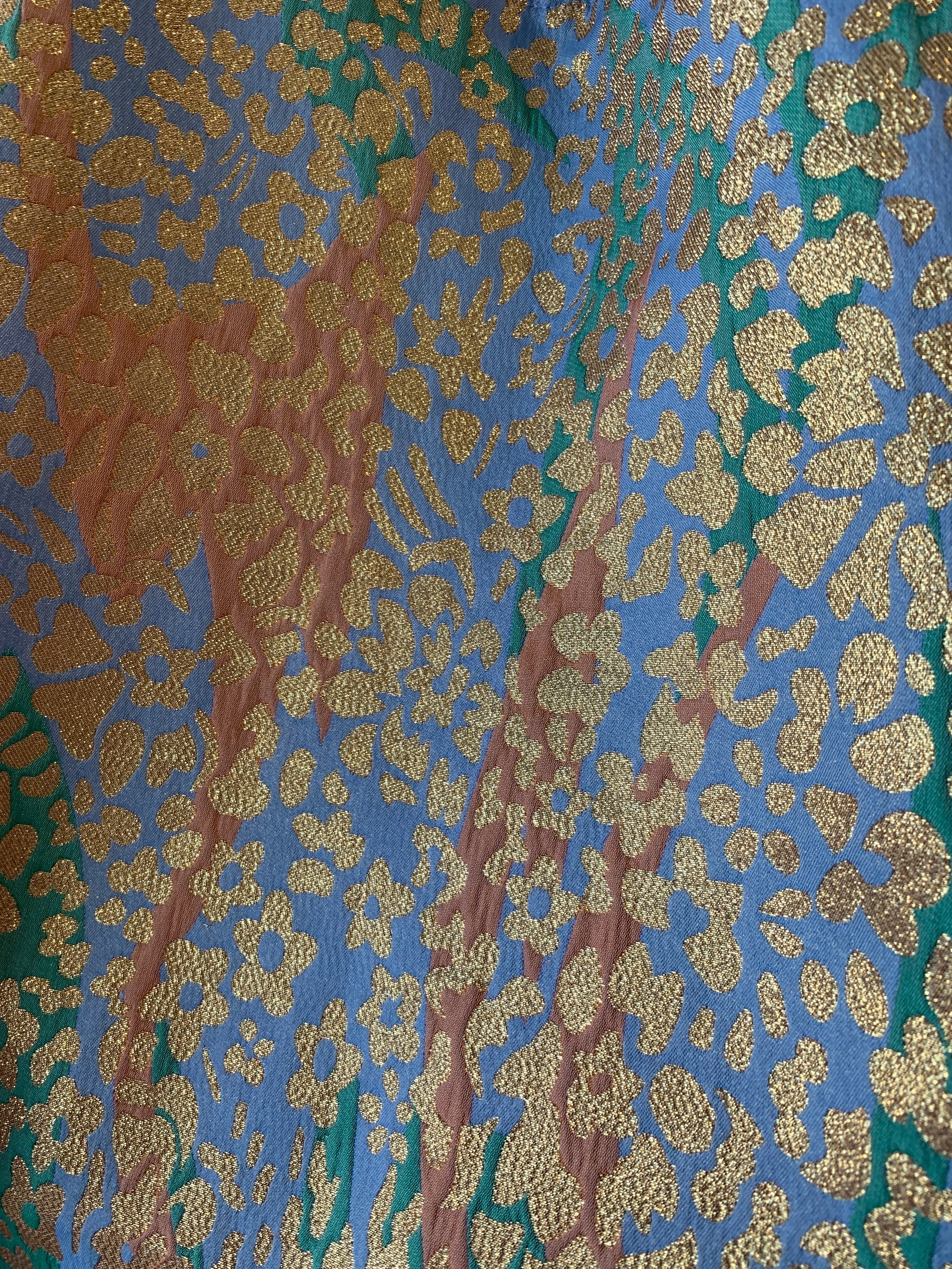 XL Gold Leopard Lurex  Bag