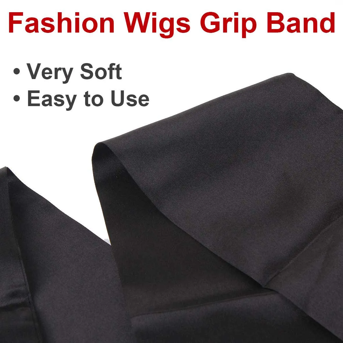 Xtrend Satin Edge Scarves for Hair Laying Scarf for Lace Front Wig Non Slip Hair Wrap Wigs Grip Band for Hair