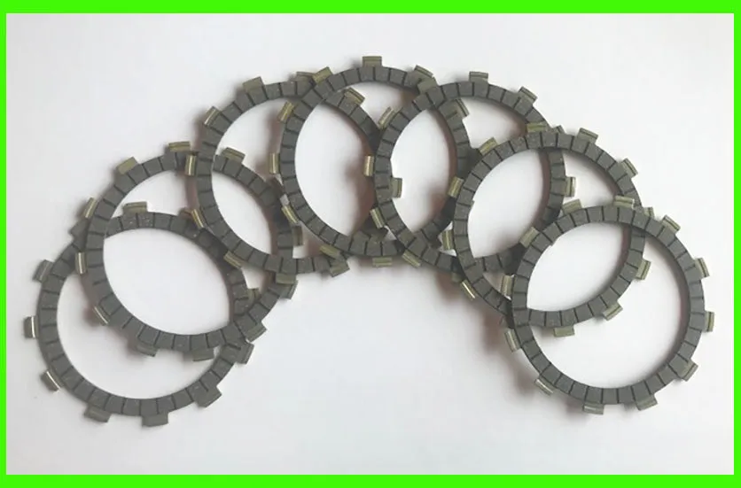 Yamaha 1974 DT360 & 1975 MX250 MX400 Clutch  Friction Disc Set Motorcycle 7pc 363-16321-00, 363-16321-09