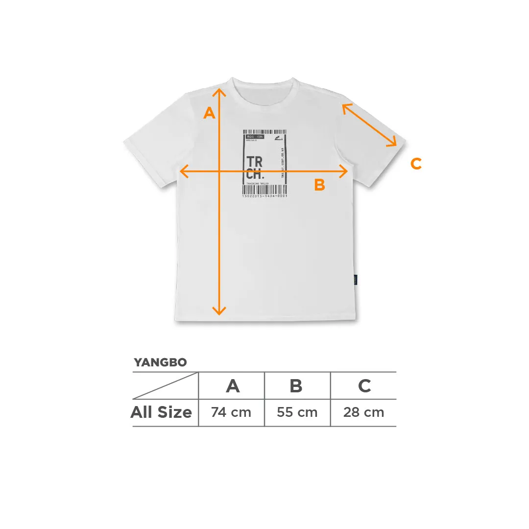Yangbo Graphic Tshirt Boarding Pass - White