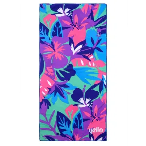 Yello Unisex Flower Beach Towell
