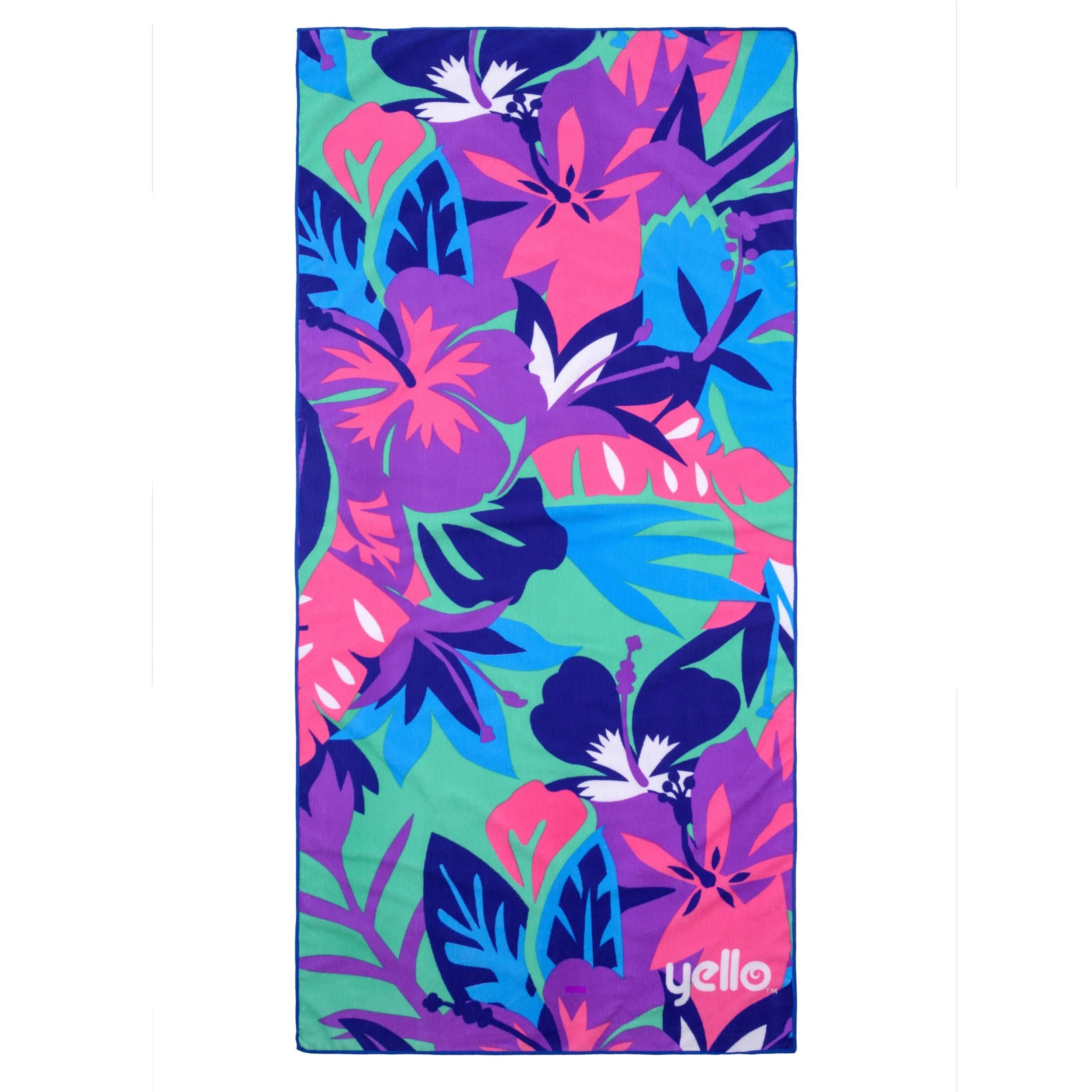 Yello Unisex Flower Beach Towell