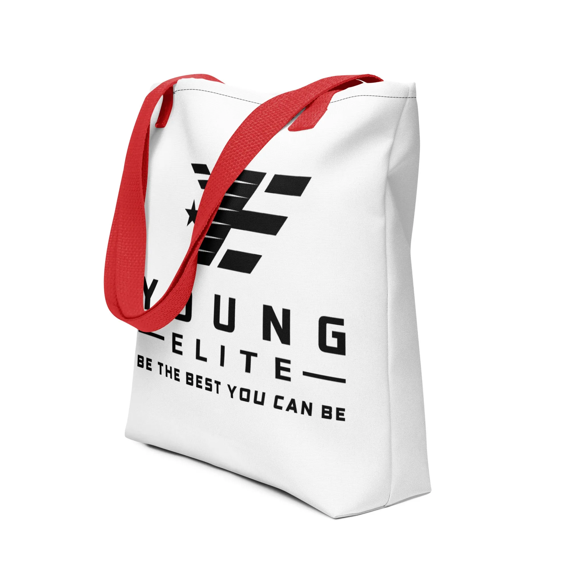 Young Elite Tote Bag Stylish Black Design Premium Quality