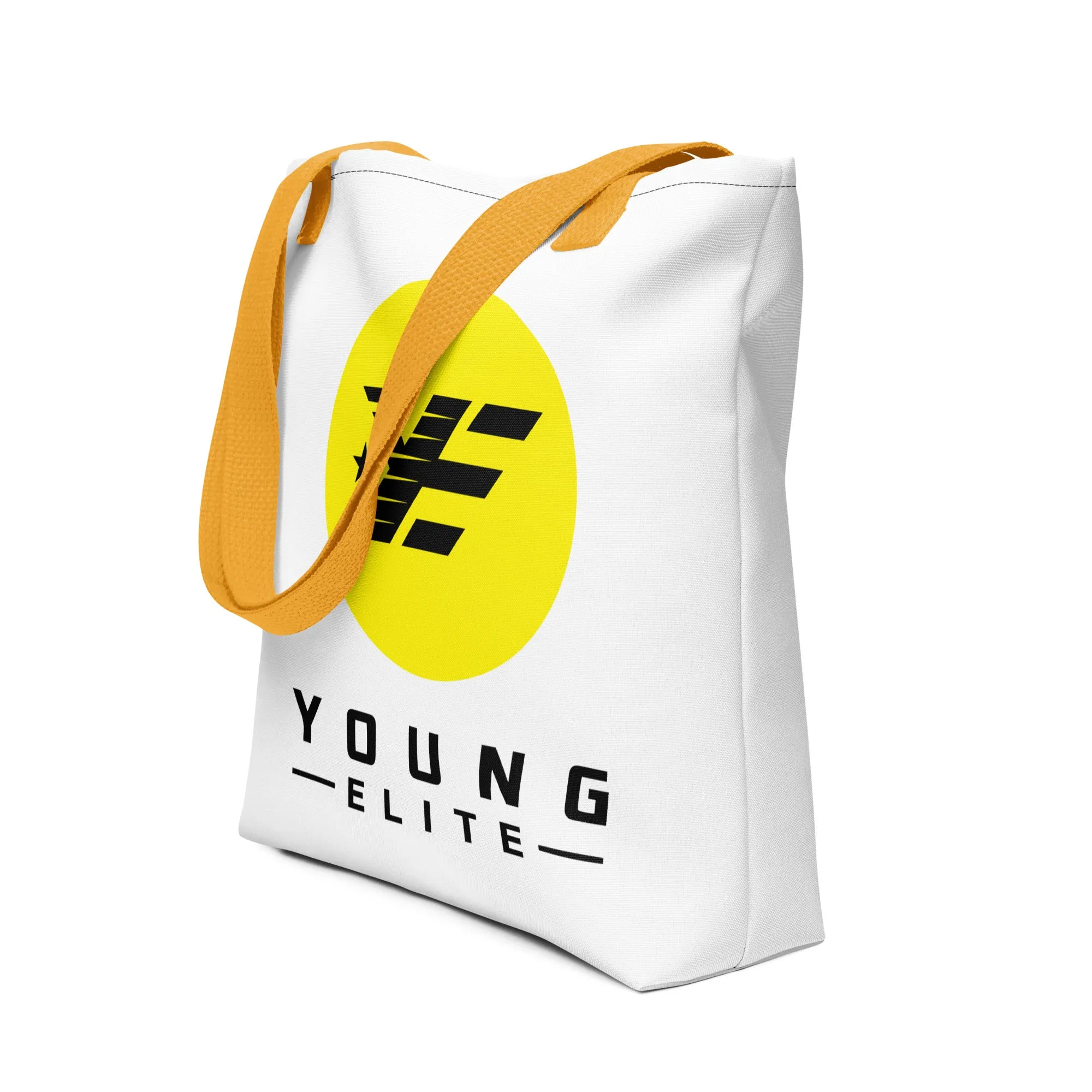 Young Elite Tote Bag Stylish Yellow Design Premium Quality