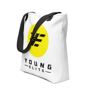 Young Elite Tote Bag Stylish Yellow Design Premium Quality