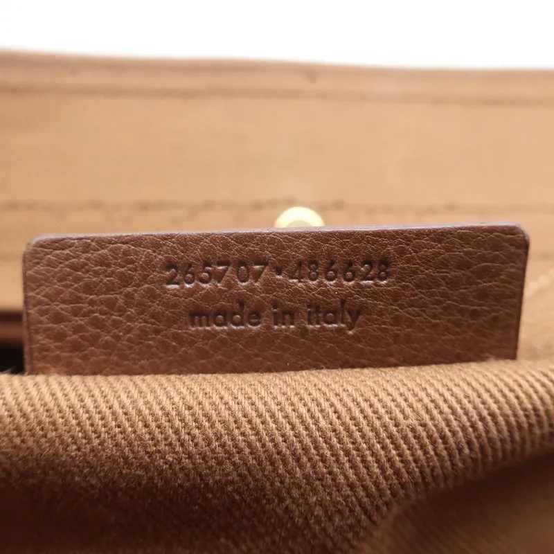 Yves Saint Laurent Muse Two Messenger Bag Brown Leather Medium Shoulder Bag