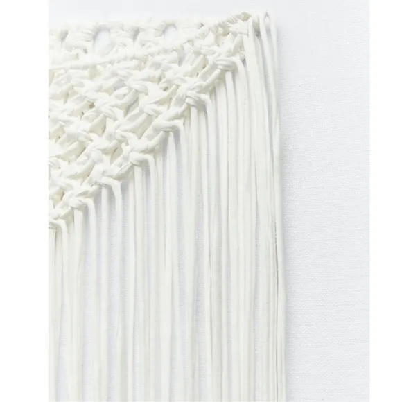 Zara Macrame Pareo Skirt