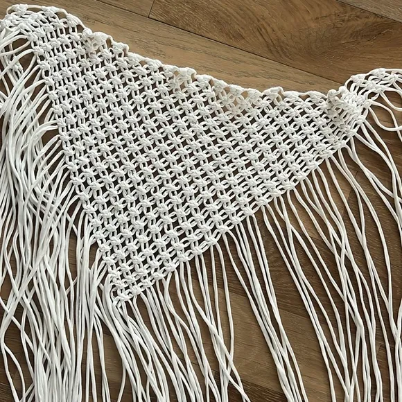 Zara Macrame Pareo Skirt